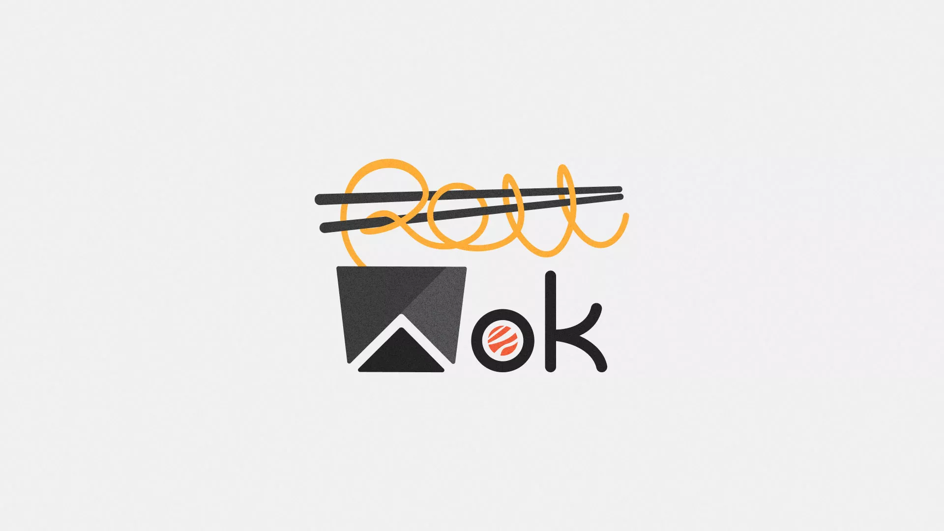 Разработка логотипа в Апатитах для суши-бара «Roll Wok Club» Разработка логотипа в Апатитах для суши-бара «Roll Wok Club»